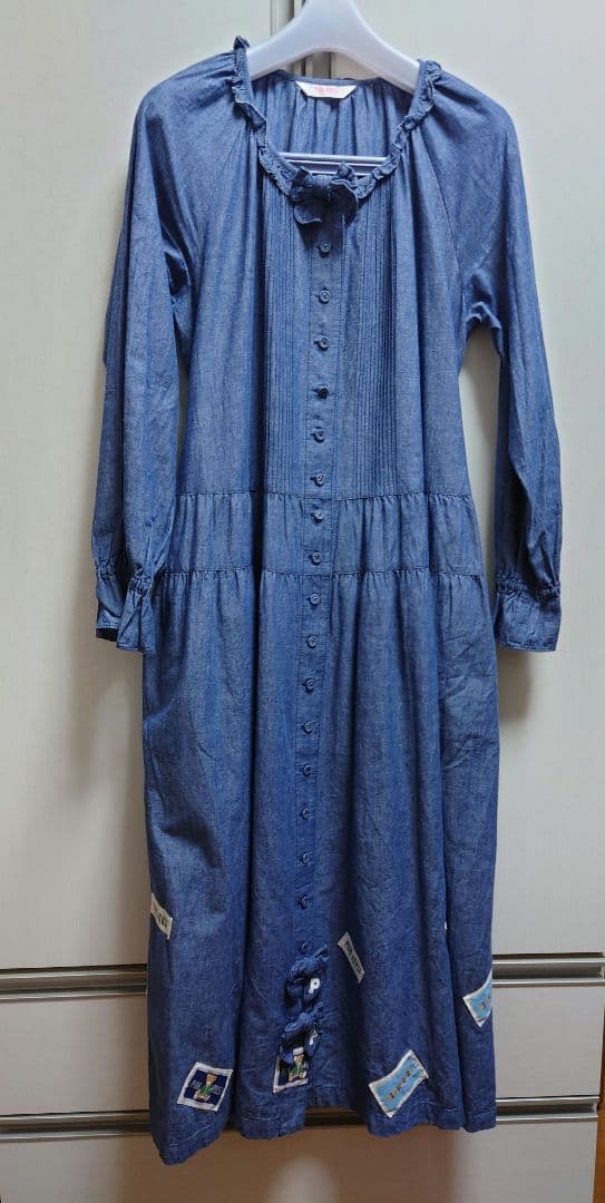 PINKHOUSE ピンクハウス　ワッペンワンピース