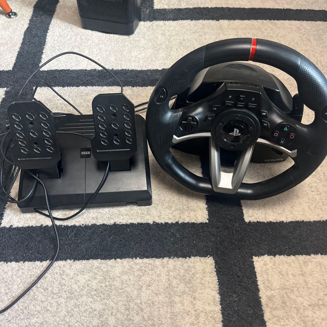 美品　レーシングホイールエイペックス for PlayStation3/4/PC