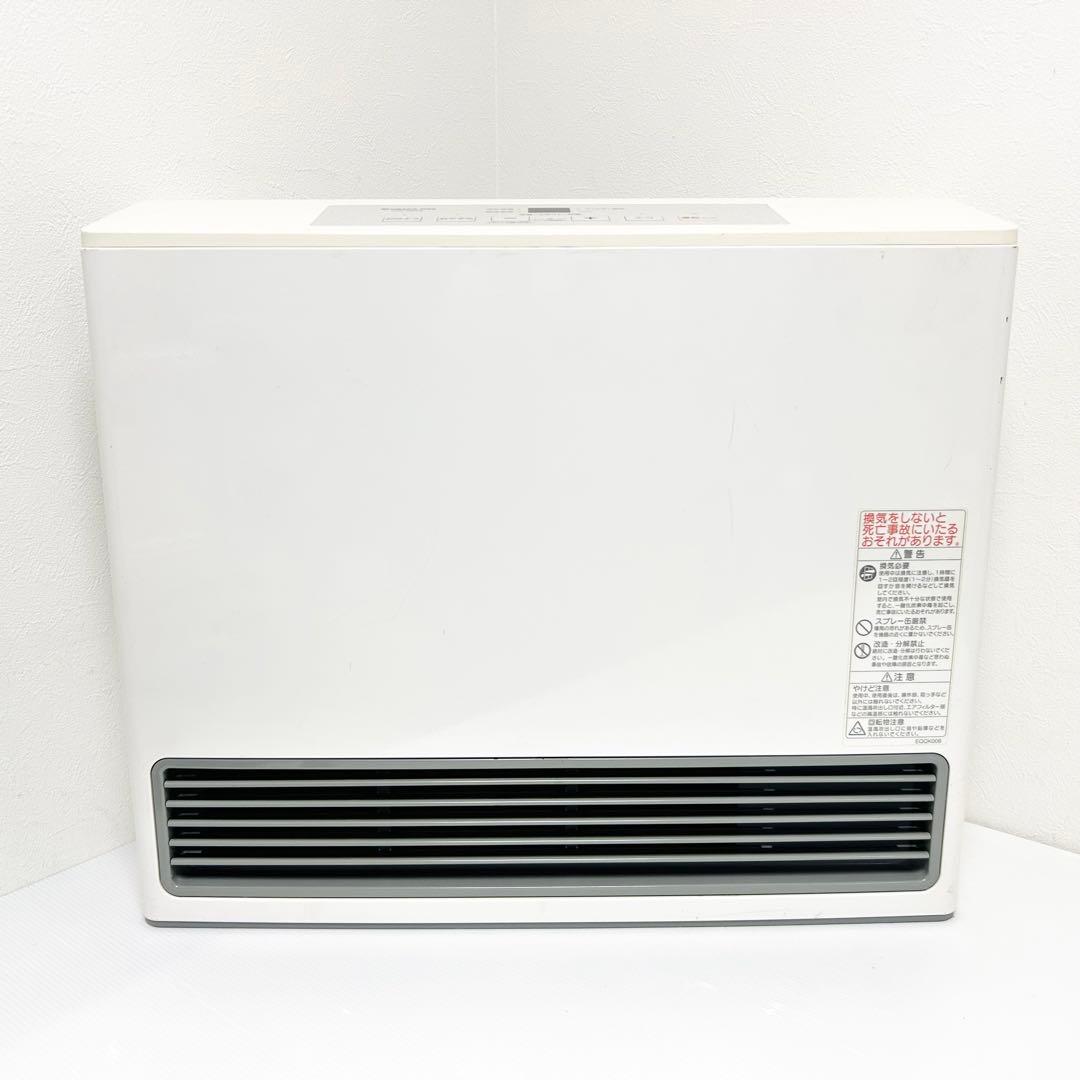 ノーリツ JIA認証 都市ガス用ガスファンヒーター GFH-5802S ホワイト