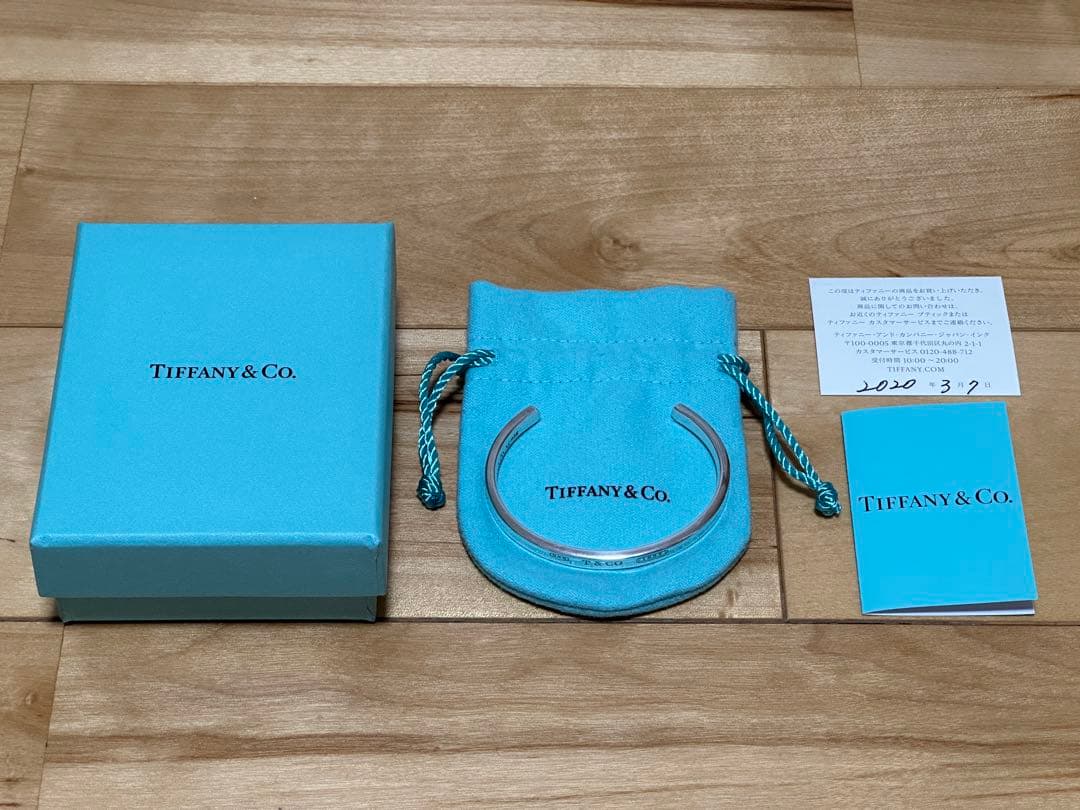 値下げ交渉あり　Tiffany & Co. ナローカフバングル　925 シルバー