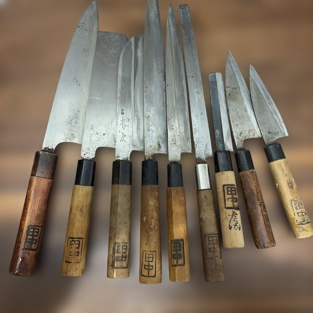 日本製 田中包丁セット 9本