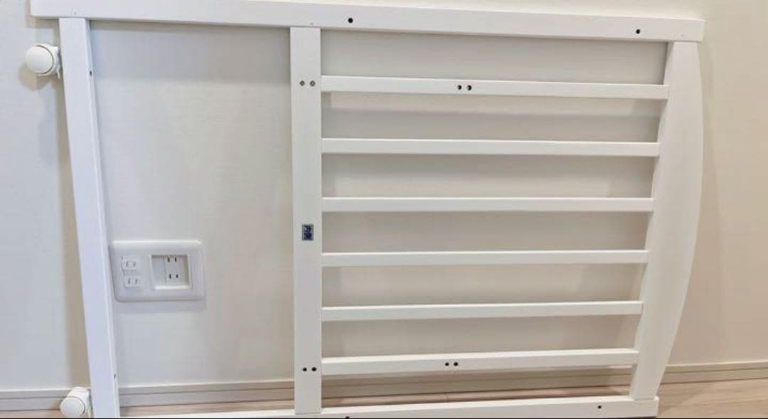 【直接引取】カトージ　プレミアム　ハイタイプ　ベビーベッド　ツーオープン