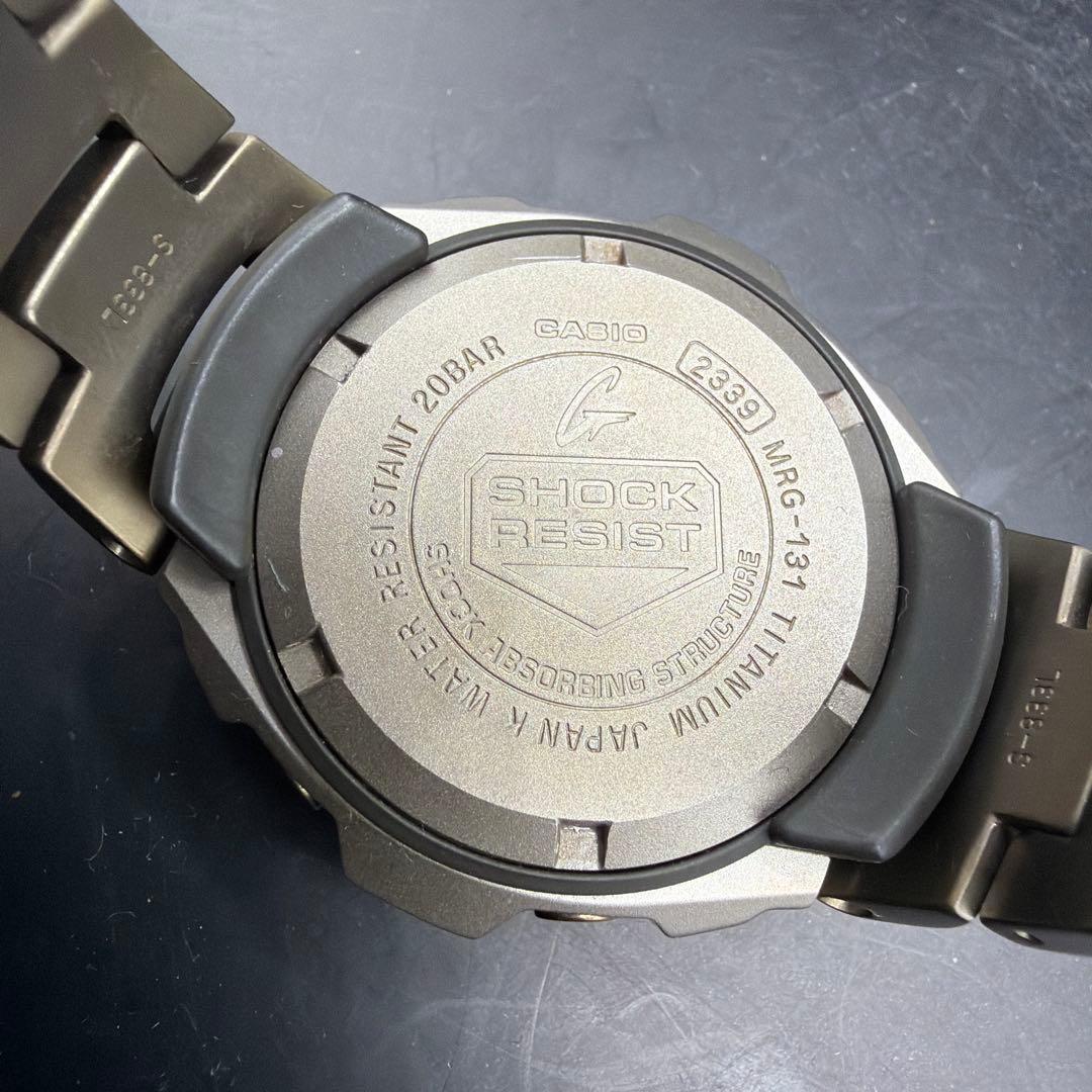 CASIO G-SHOCK MRG-131 チタン フルメタル アナデジ
