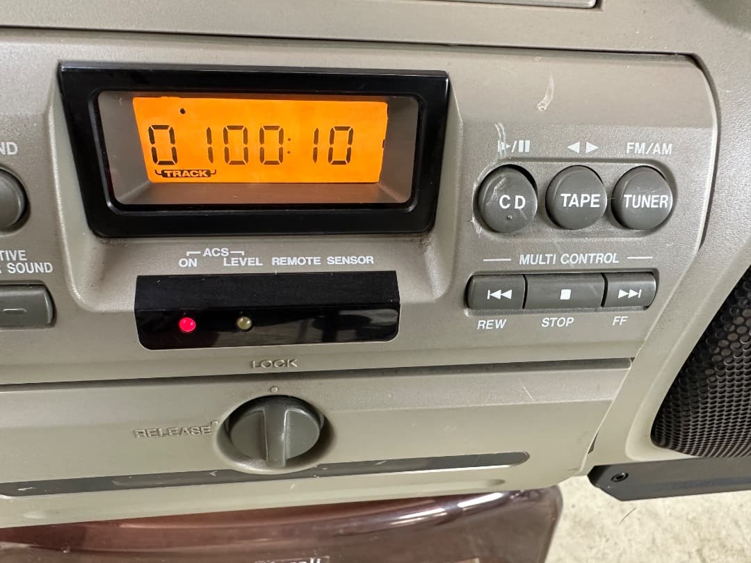 JVC ドラムカン　ラジカセ