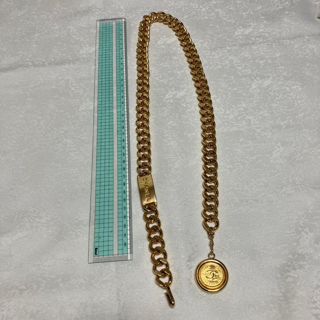値下げしました　CHANEL ゴールドチェーンベルト