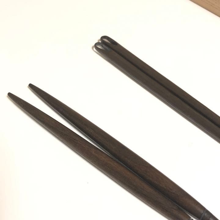 【茶道具】利休火箸　炉用と風炉用セット　宮崎寒雉　R0530ダP