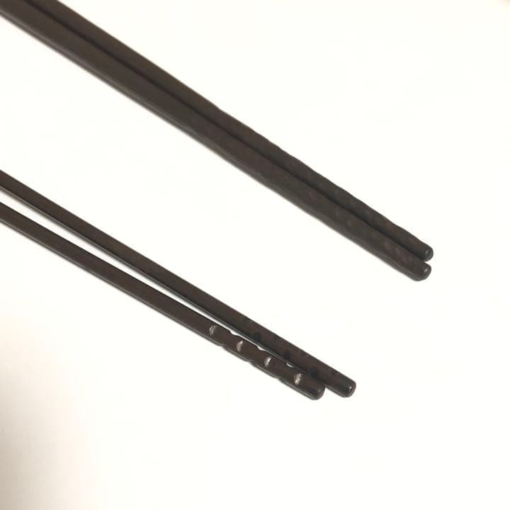 【茶道具】利休火箸　炉用と風炉用セット　宮崎寒雉　R0530ダP