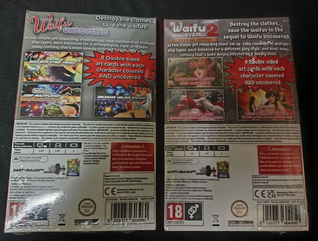 新品・未開封 Waifu Uncovered /Discovered2 セット