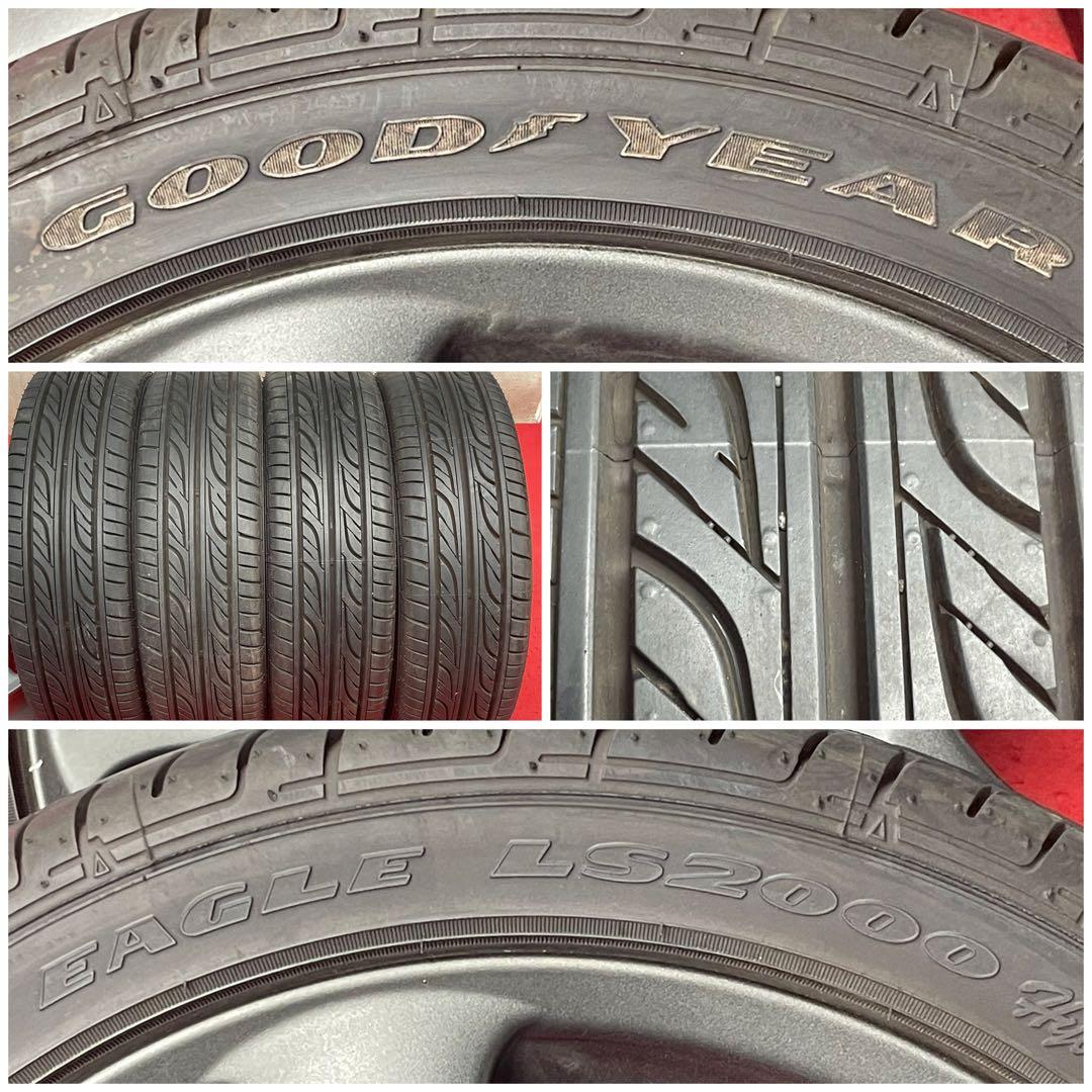 送料無料165/50R15グッドイヤーEAGLE LS2000アルミホイール4穴
