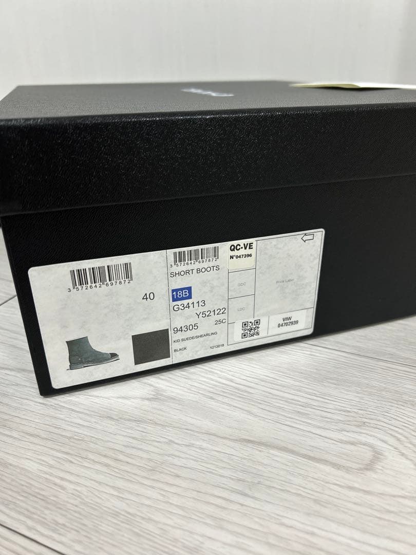 CHANEL ブラック ショートブーツ 40