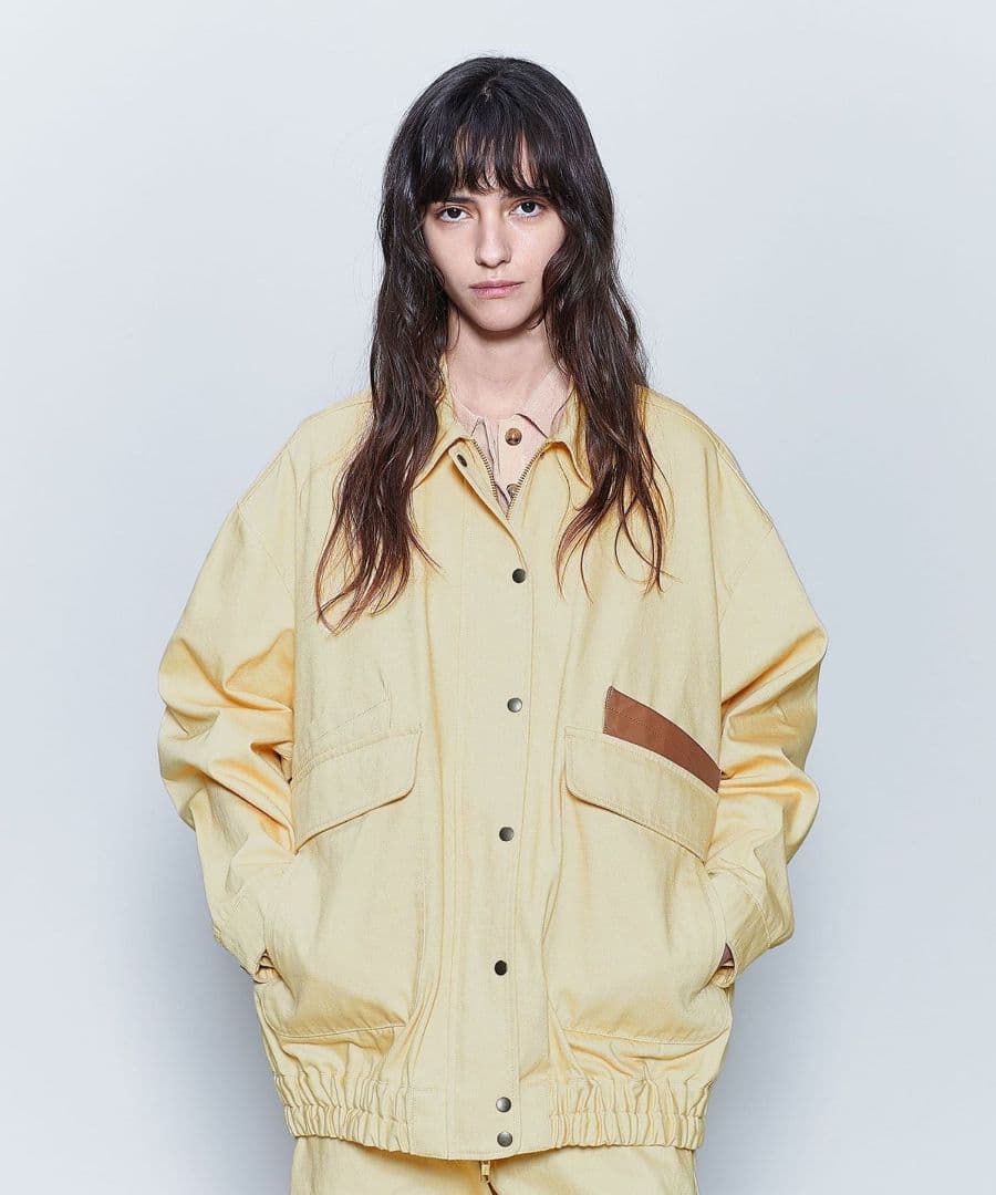 新品＜6(ROKU)＞コットン ビッグ ブルゾン 36