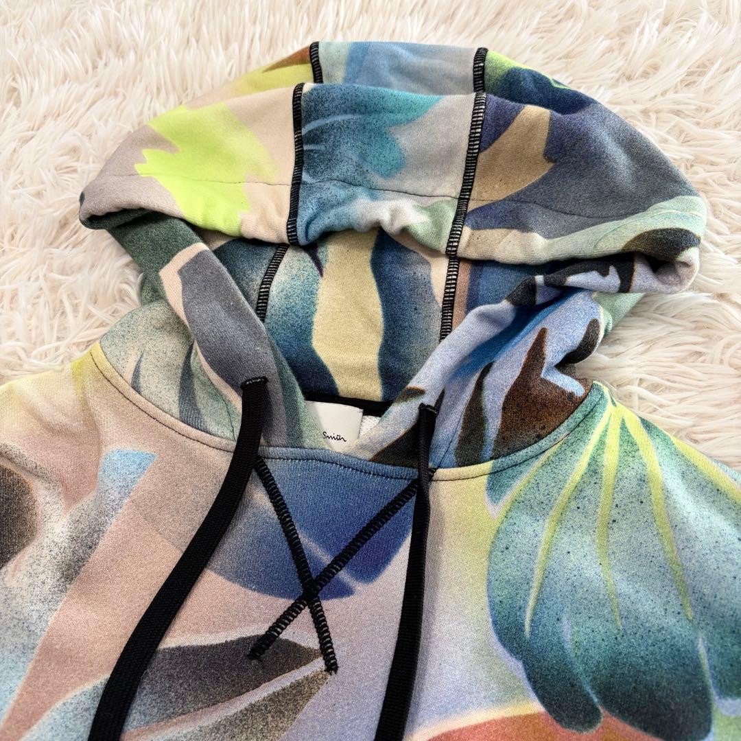 【極美品】2023年 ポールスミス プルオーバーパーカー 総柄 M