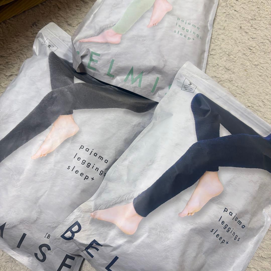 着圧パジャマレギンス 3色セット