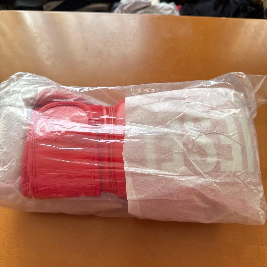 DIESEL レザー ボクシンググローブ 赤