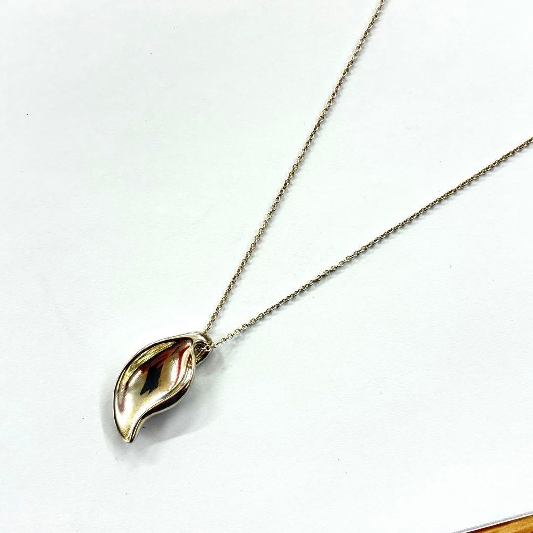 ∞ ティファニー　エルサペレッティ　925 リーフ ネックレス