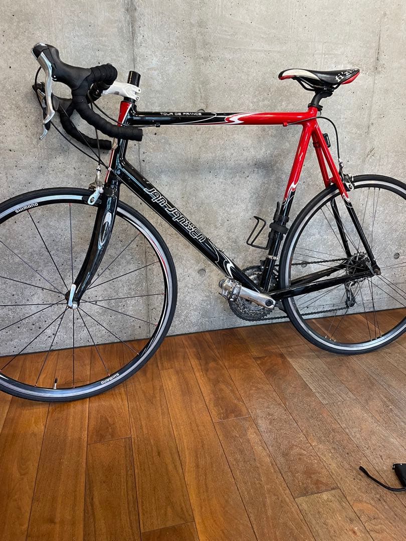 レア！Jan Janssen ロードバイク700C ブラックレッド引き取り限定