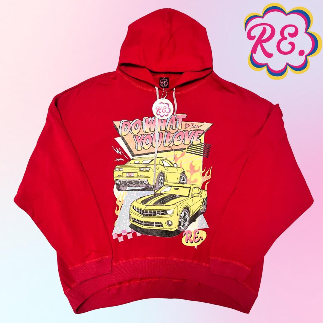 新品 仲里依紗 Re. アールイードット パーカー 赤×緑2点セット 受注販売