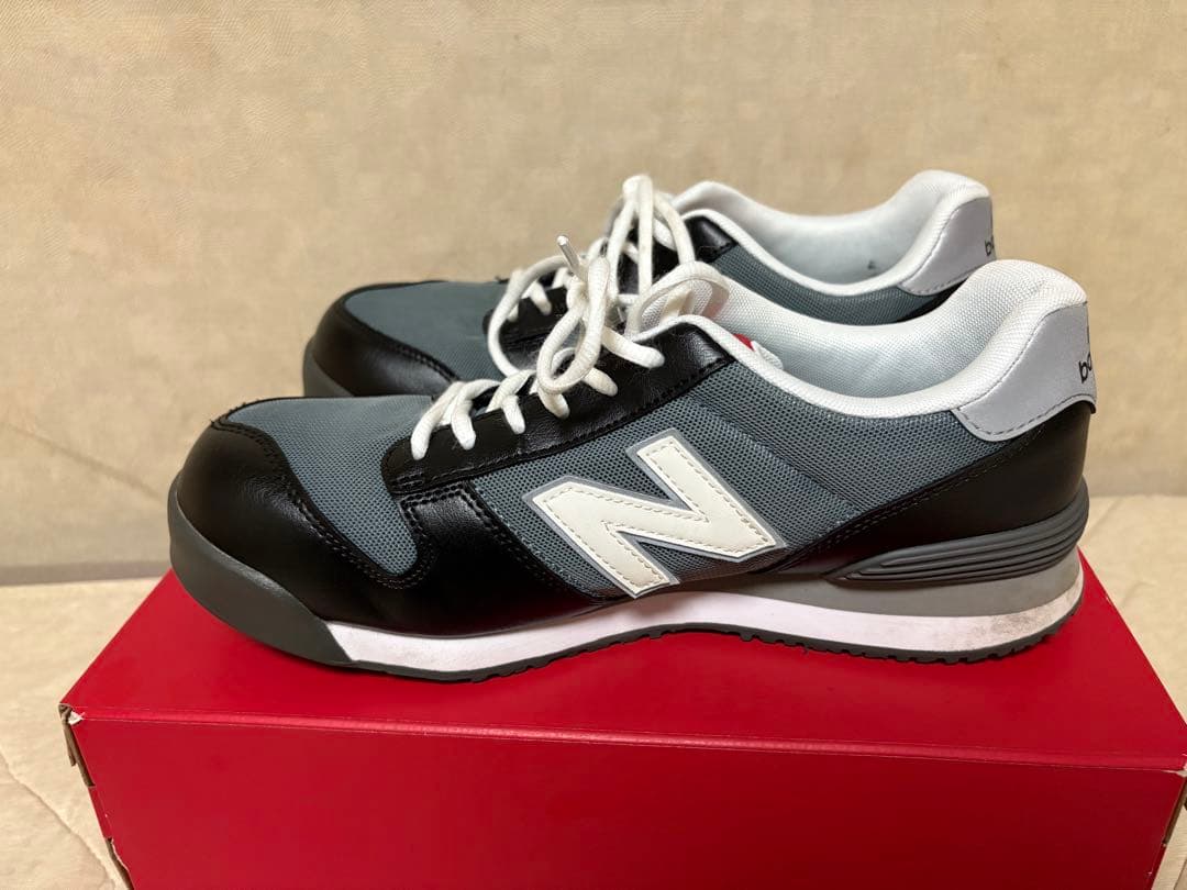 New Balance 安全靴 26.0cm ブラック・グレー・ホワイト