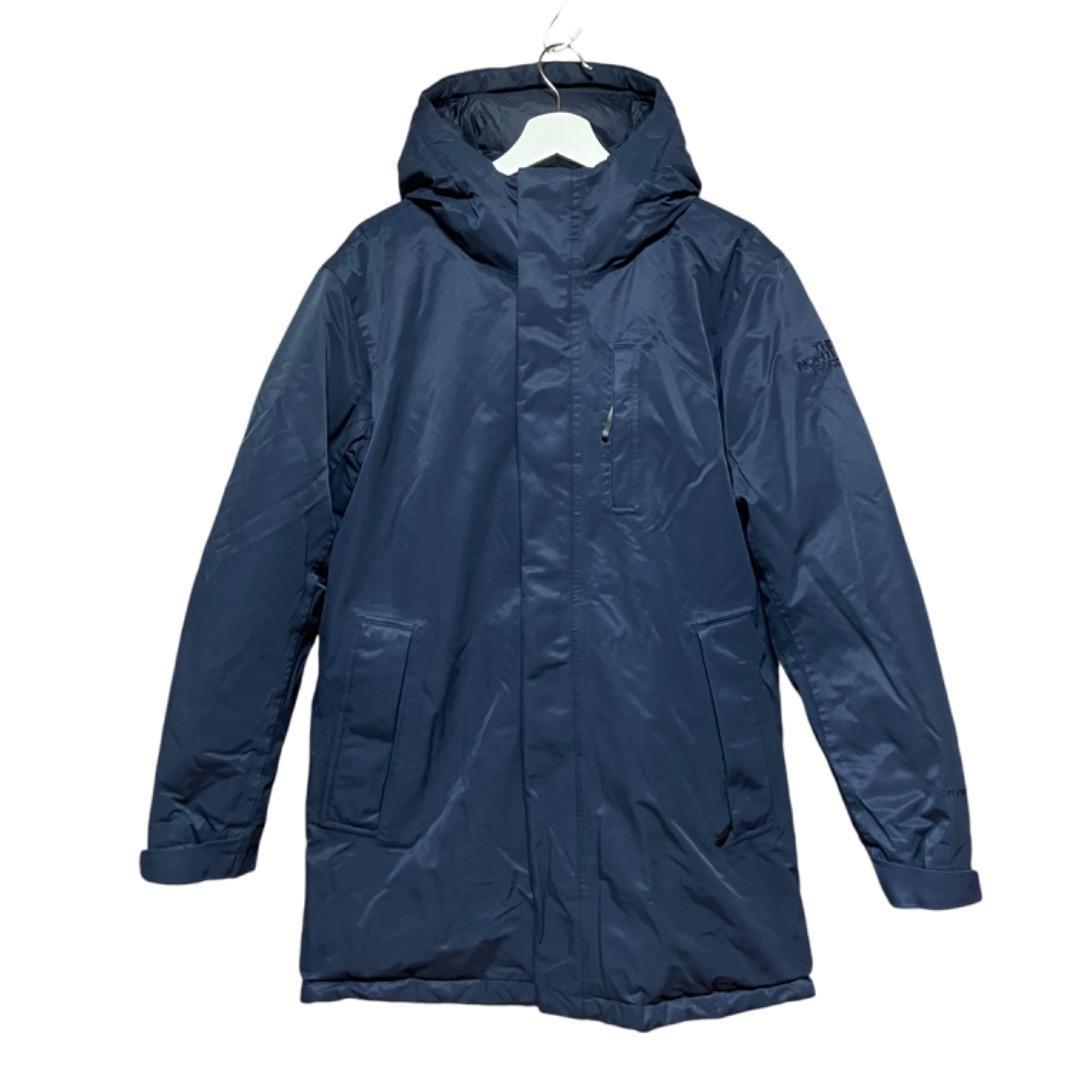 ノースフェイス ロングダウンコート ホワイトレーベル ネイビー
