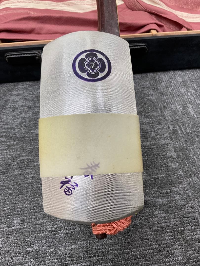 三味線 本体＋ハードケース付き 【ジャンク品】