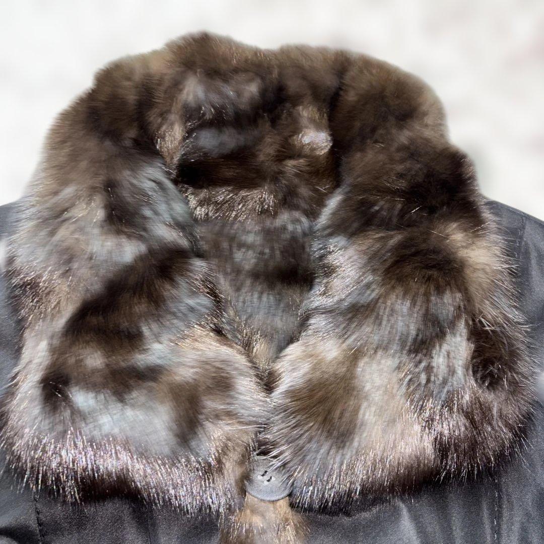 ロシアンセーブル　シルクリバーシブルジャケット