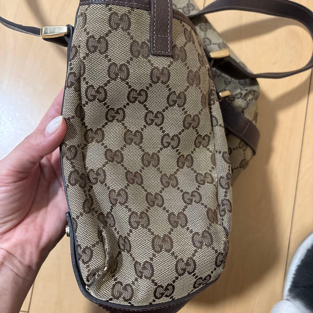 GUCCI GGパターン ハンドバッグ ベージュ/ブラウン