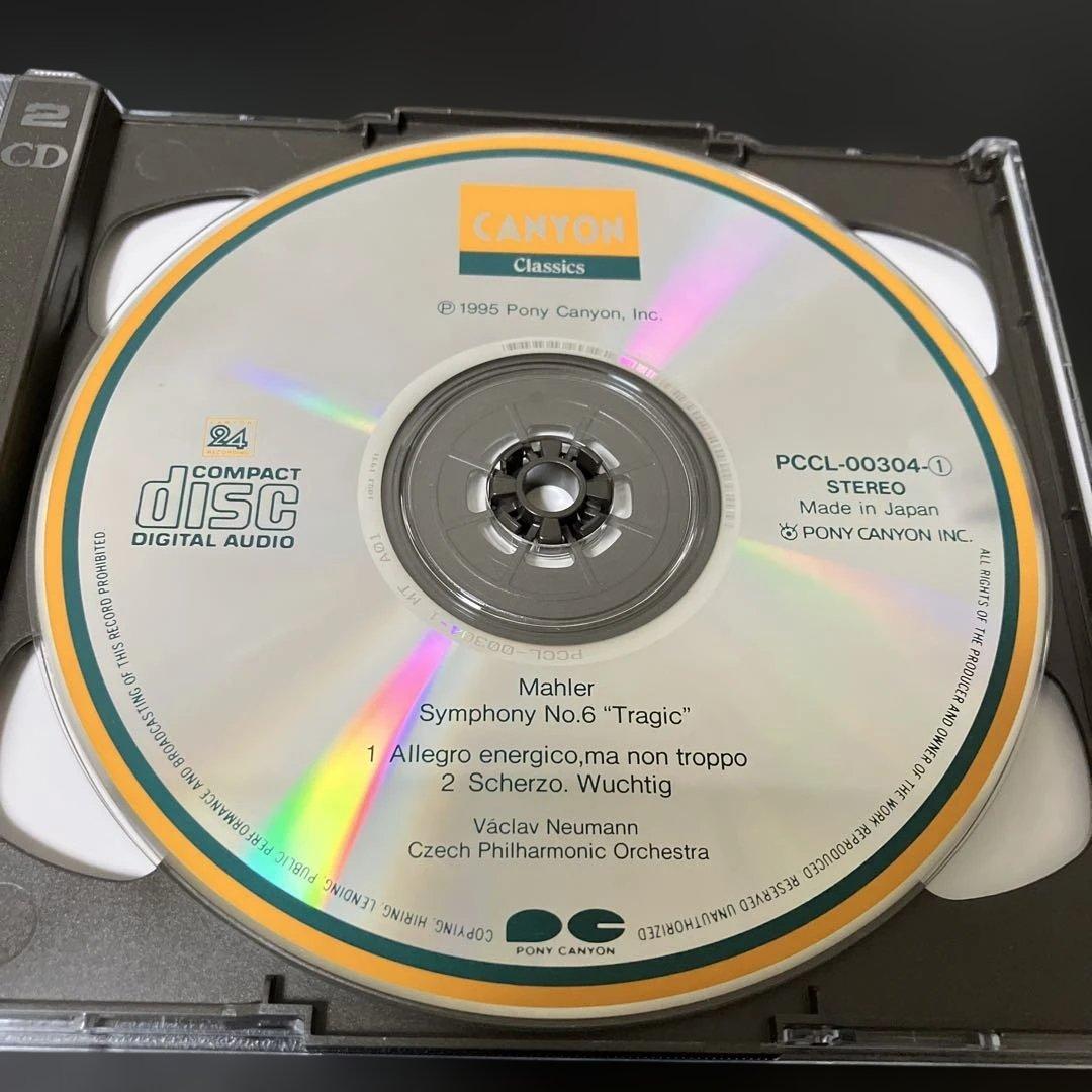 【売約済】ノイマン&チェコ・フィル／マーラー：交響曲第6番『悲劇的』 2CD