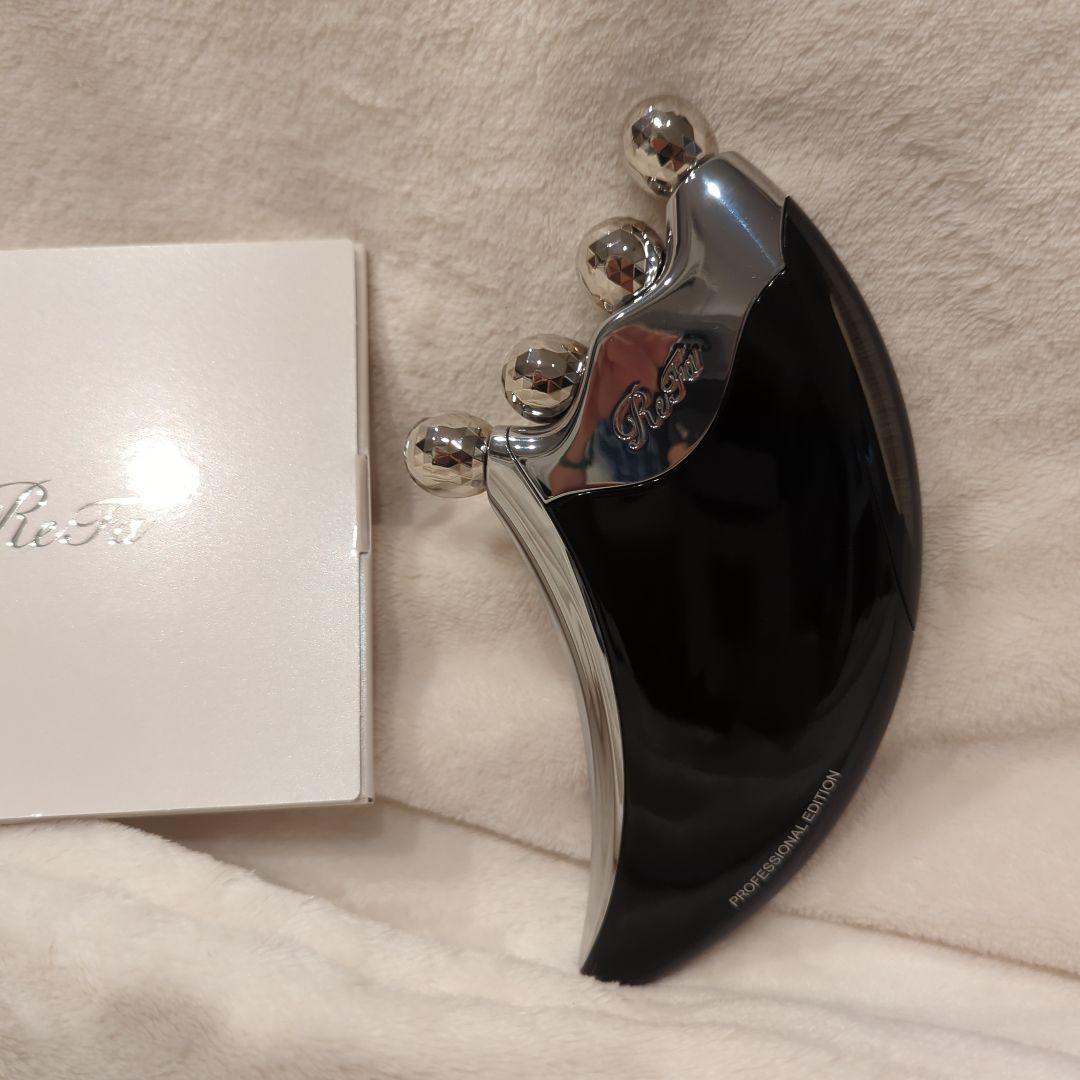 リファ 美顔ローラー Refaカッサ　 ブラック　ラバモデル