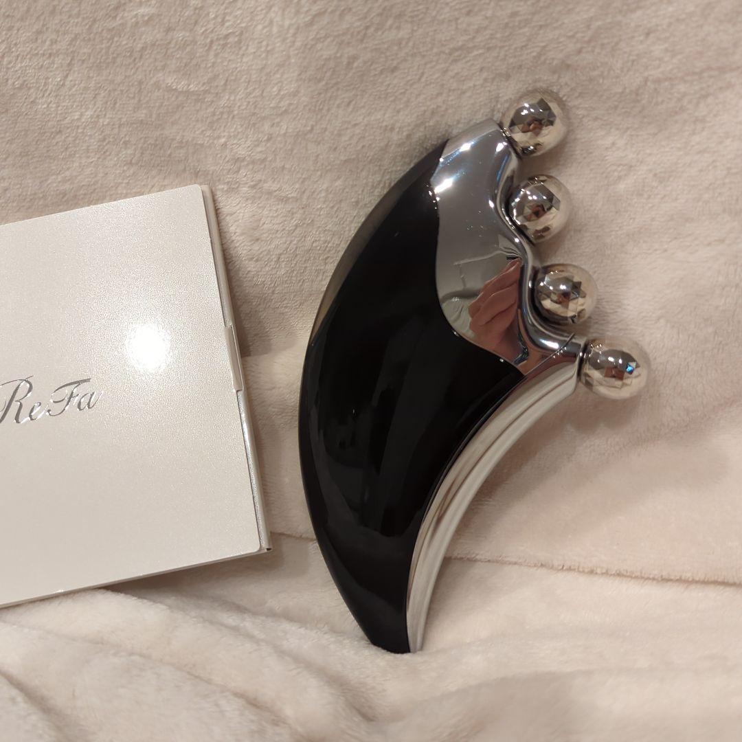 リファ 美顔ローラー Refaカッサ　 ブラック　ラバモデル