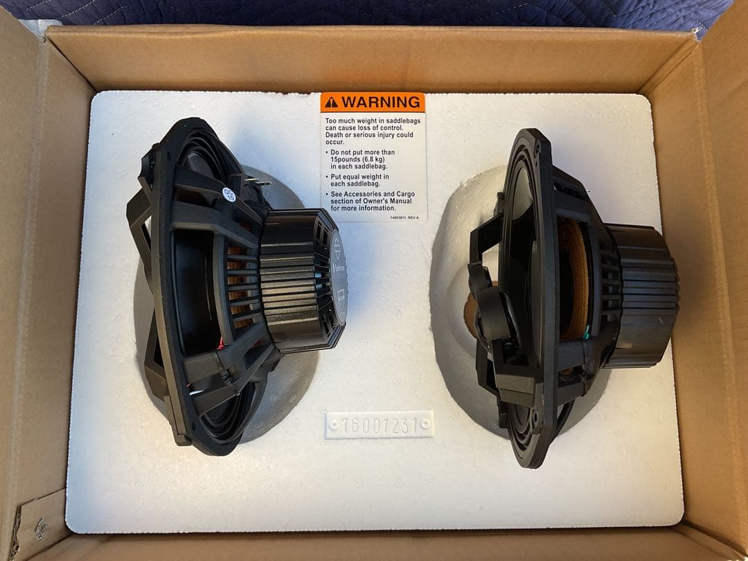 サドルバッグスピーカー Rockford Fosgate Stage III