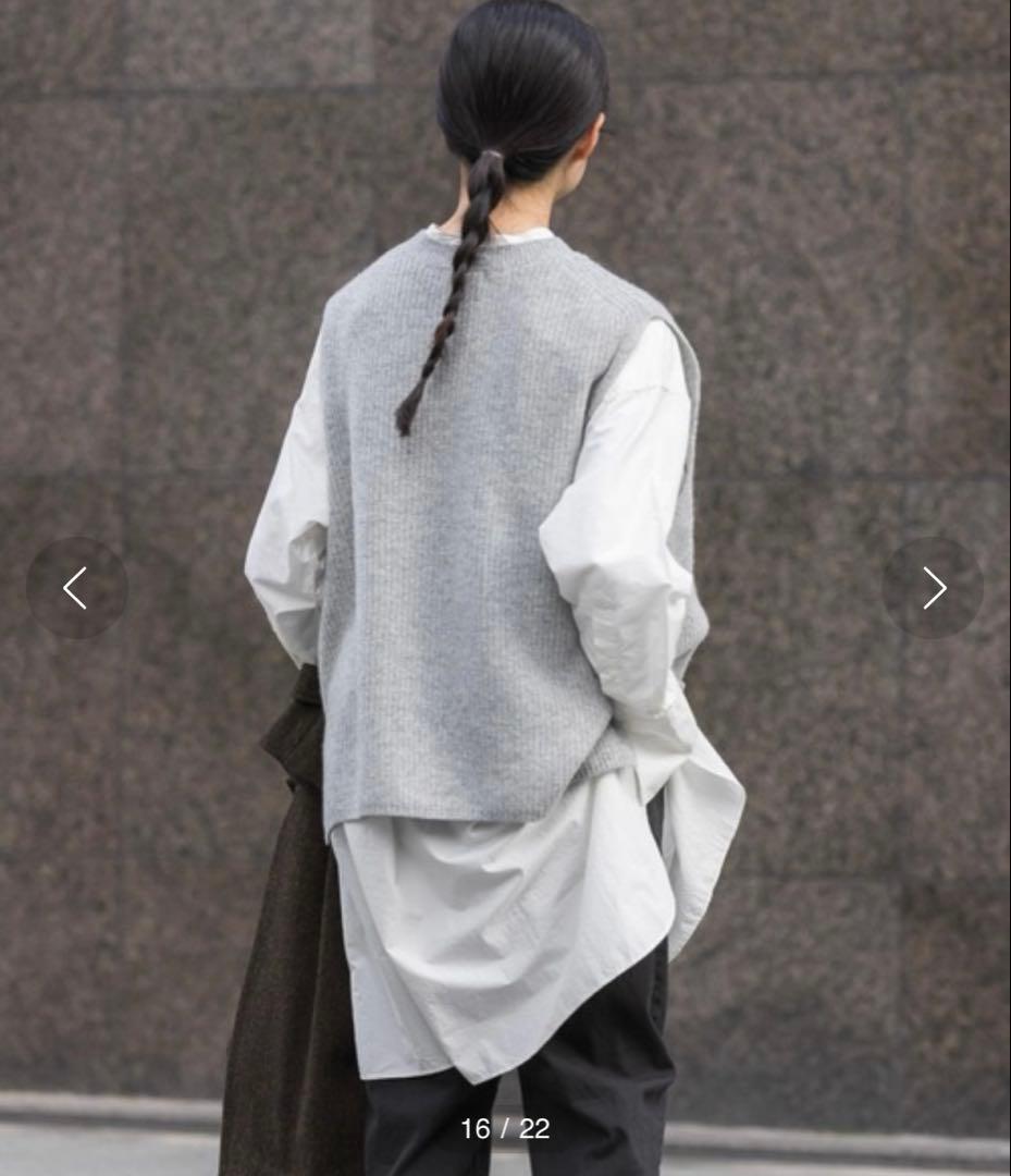 極美品　かぐれ　2023AW ハミルトンウールニットベスト