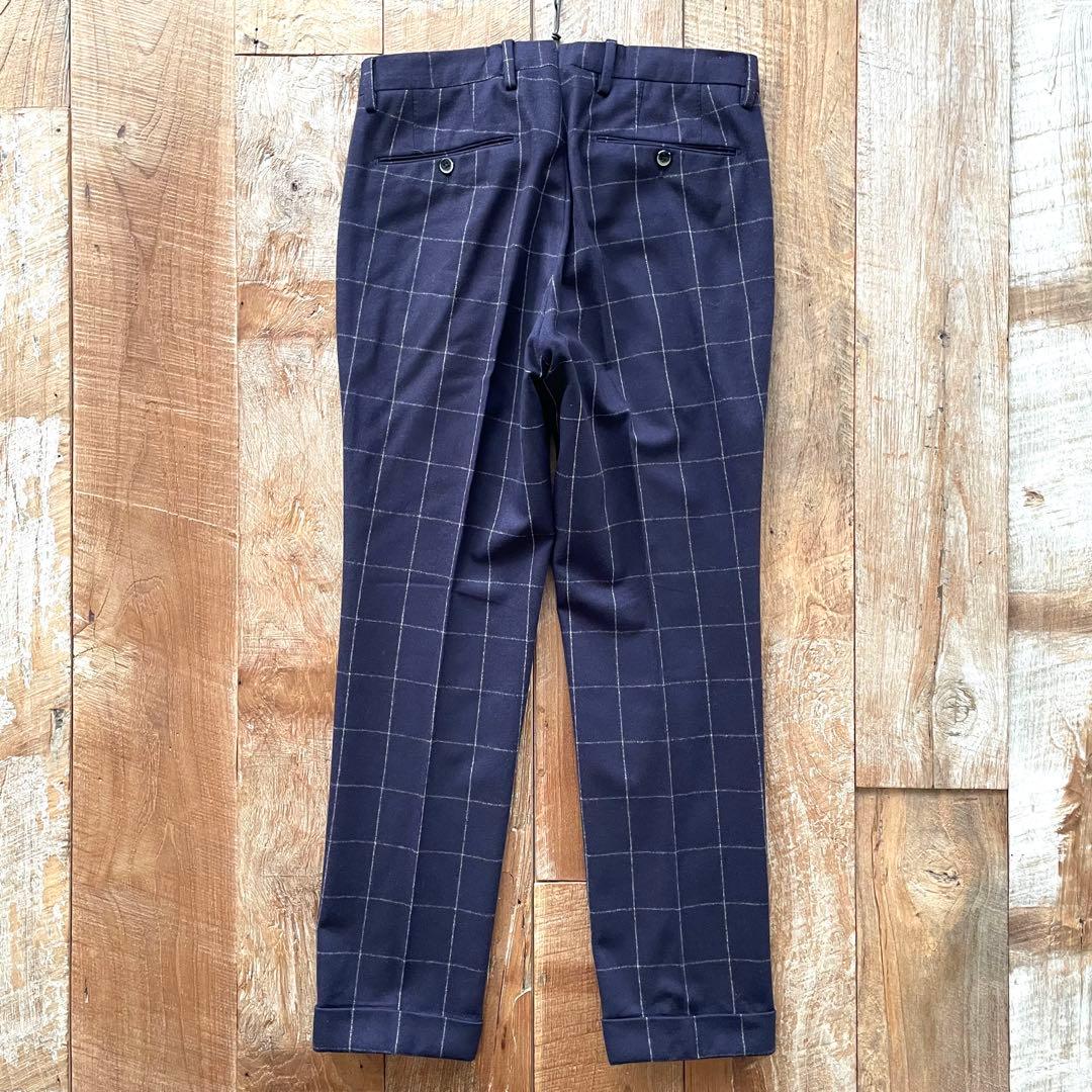 【美品】PT01 EVO FIT テーパード ウール スラックス パンツ 46