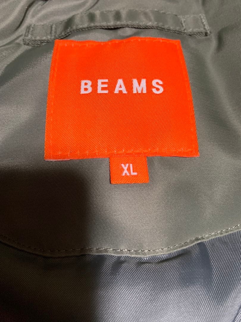 BEAMS N-2Bフライトジャケット　カーキ ビームス