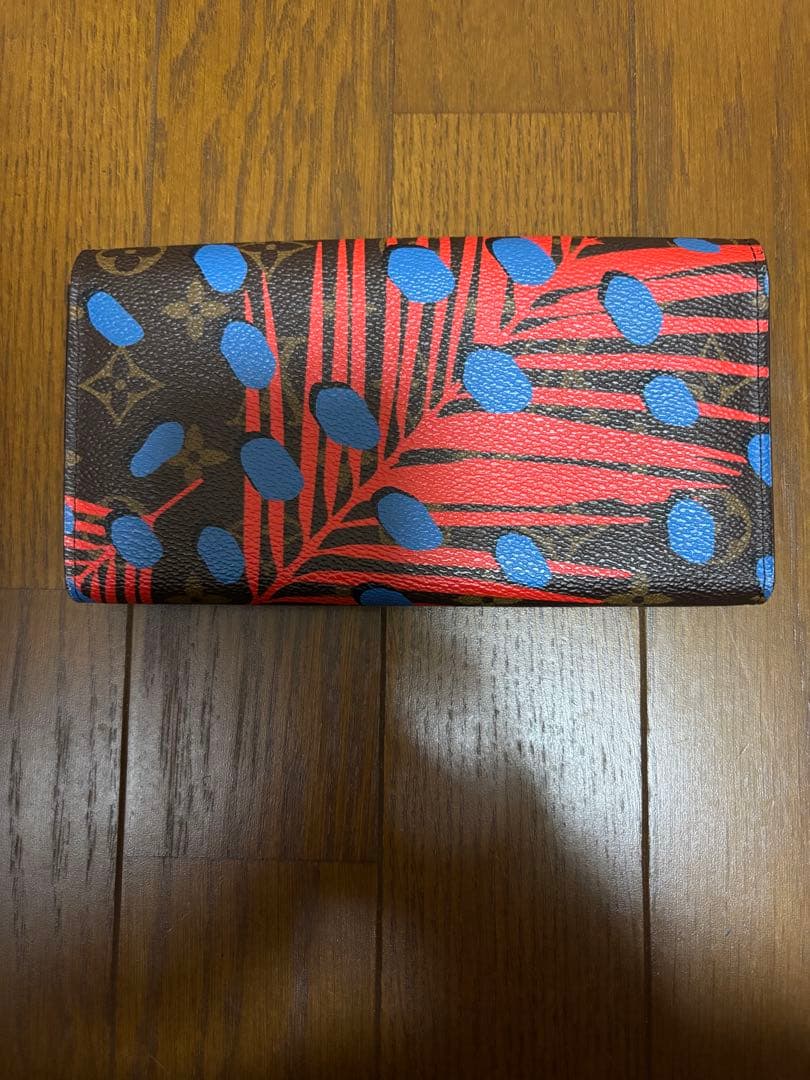 Louis Vuitton カラフル葉柄 長財布