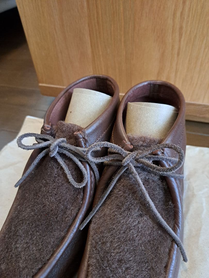【専用出品】HTS ハイカットワラビー ブーツ モカシン シープスキン ブラウン