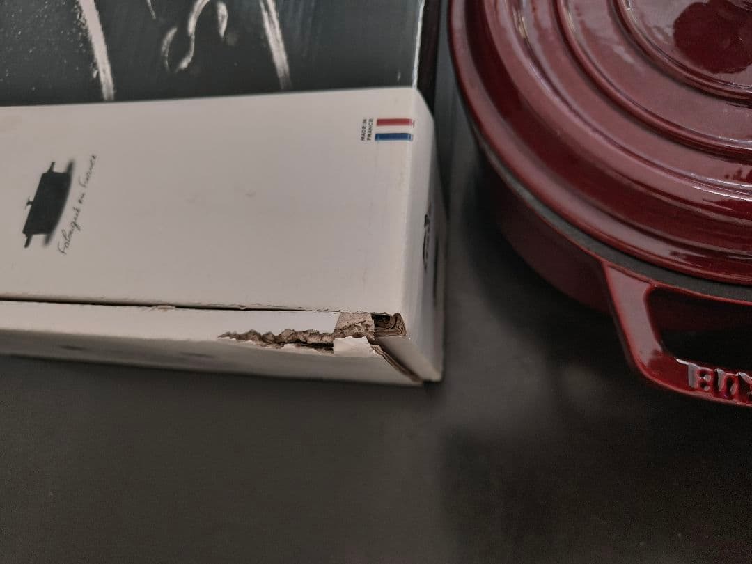 STAUB LA COCOTTE 両手鍋 22cmワインレッド