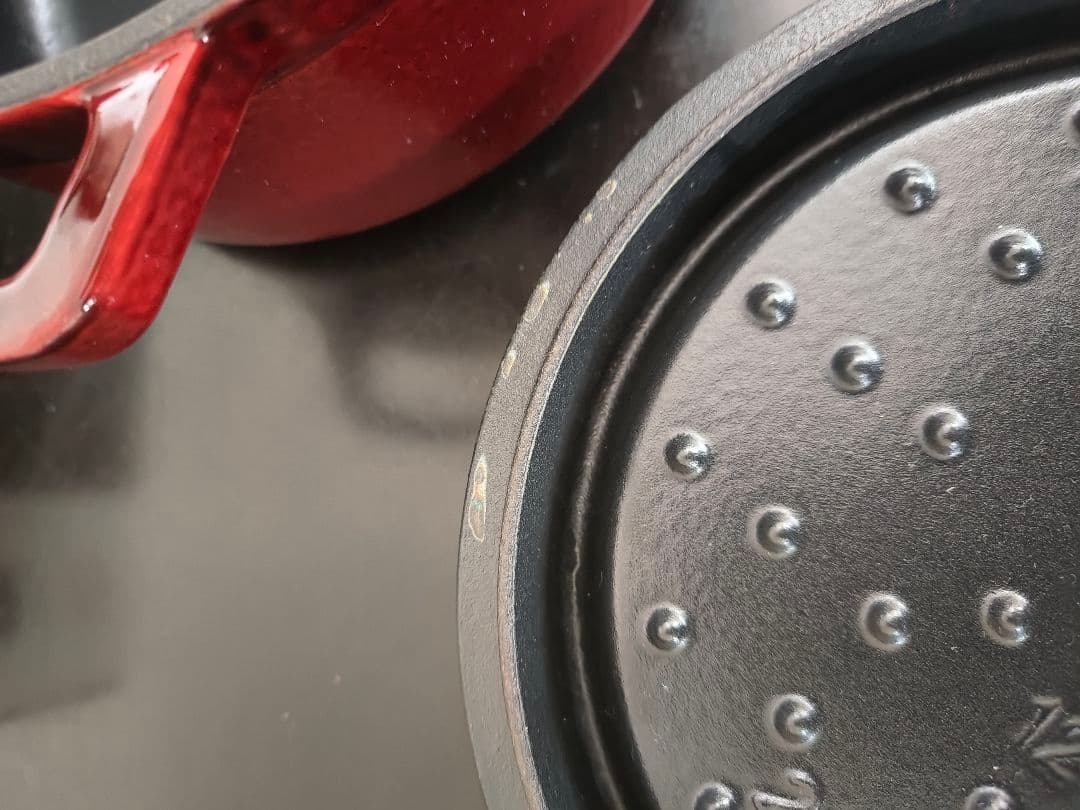 STAUB LA COCOTTE 両手鍋 22cmワインレッド