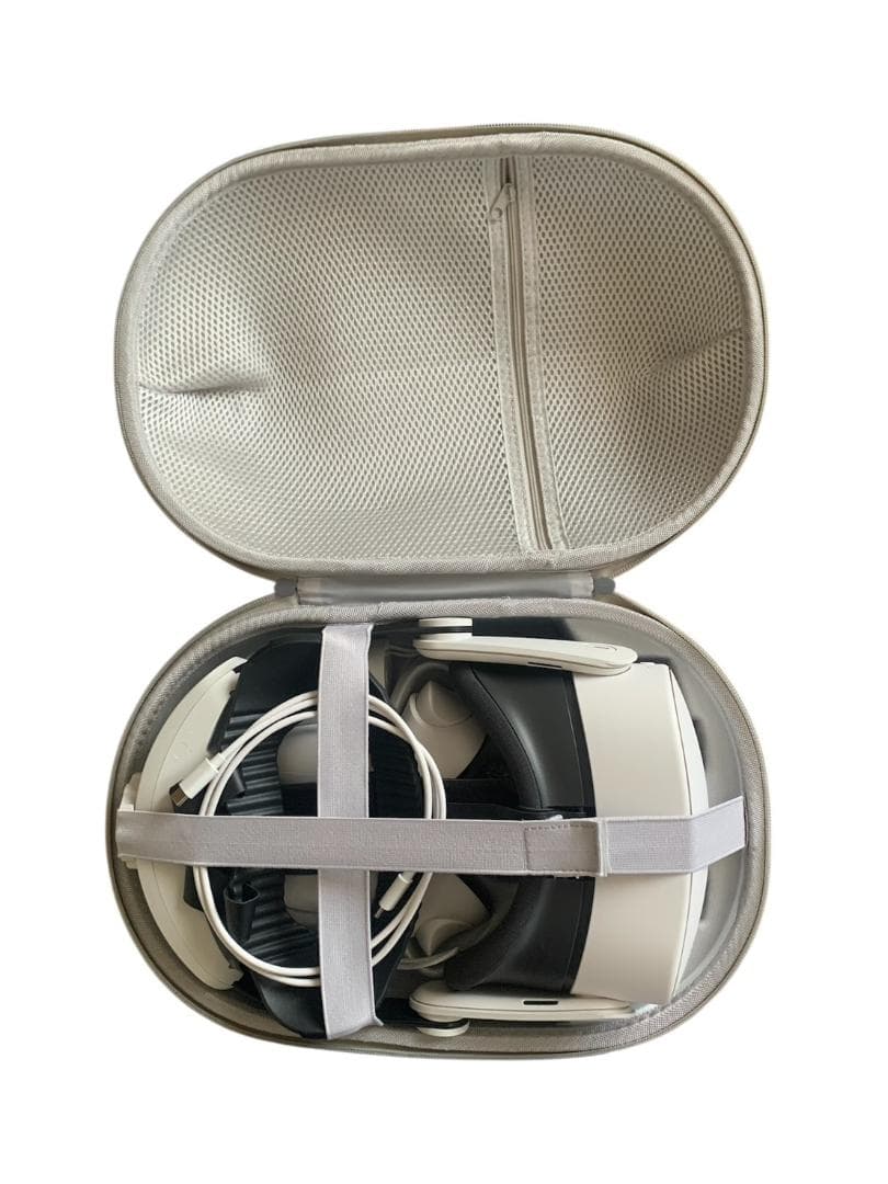  Quest 3S VRヘッドセット +ヘッドストラップ、収納ケース付き