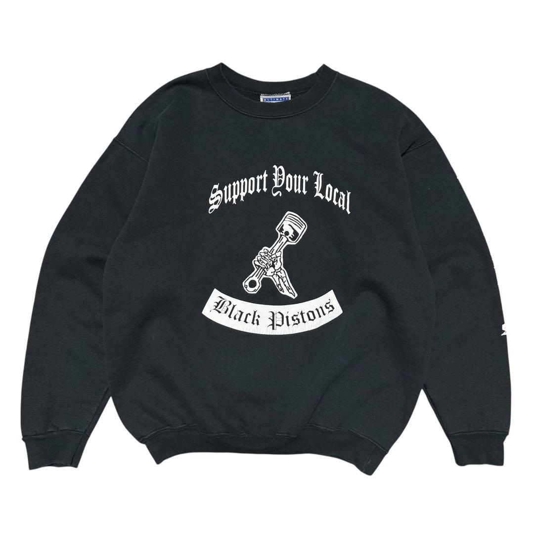 00's The Black Pistons Motorcycle スウェット