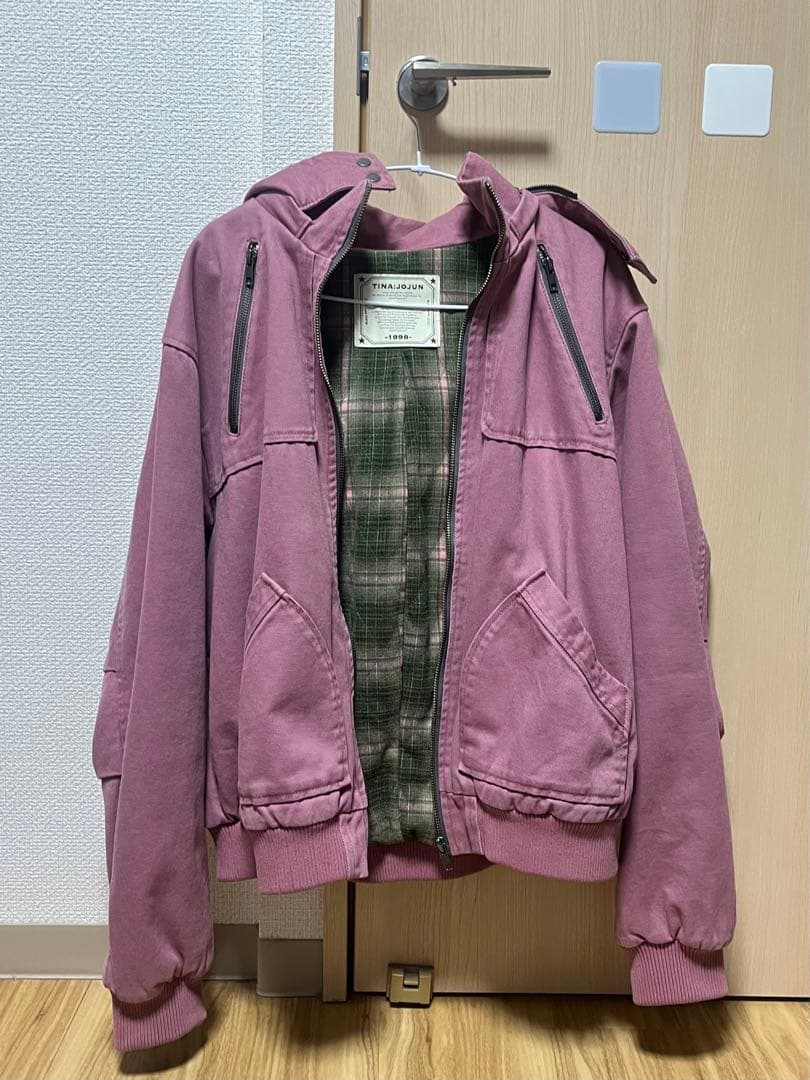 TINA:JOJUN ジップアップ付き　ボンバージャケット