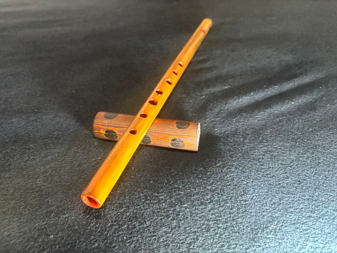 竹製 7穴 篠笛 七本調子　ドレミ調　右利き用