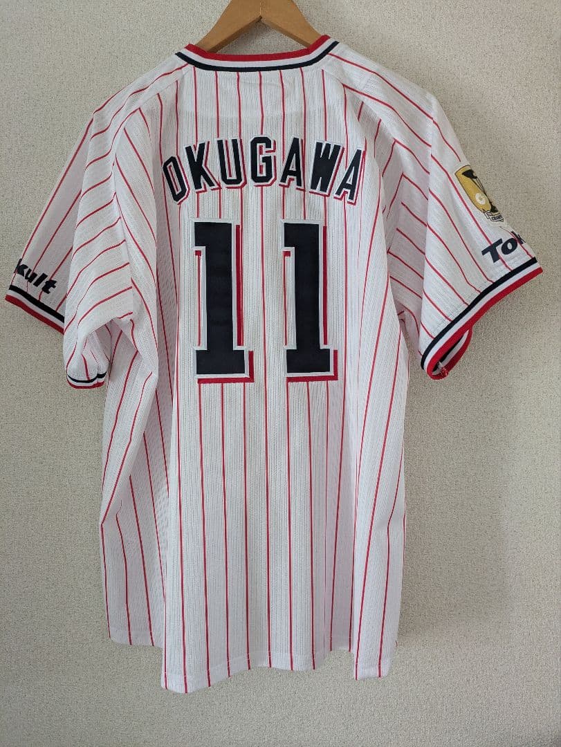 せ*お様 東京ヤクルトスワローズ　ホームユニフォーム　#11 奥川恭伸