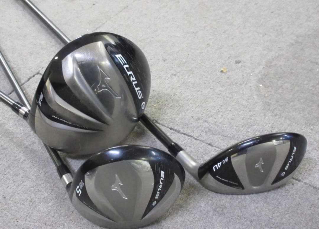 美品MIZUNO ミズノ EURUS ゴルフセット+キャディバッグ