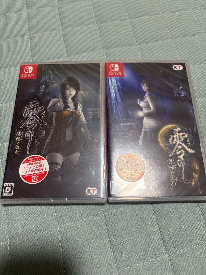 零　濡鴉ノ巫女　月蝕の仮面　Switch ソフト　未開封　セット　早期購入特典