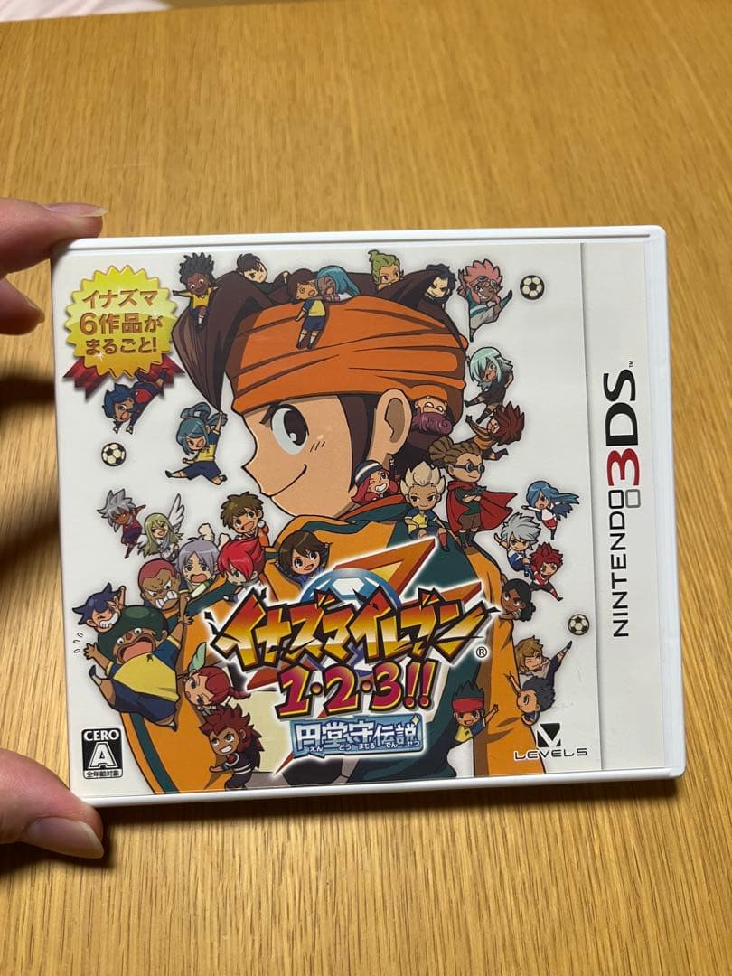 【動作確認済】3DS イナズマイレブン1・2・3 円堂守伝説