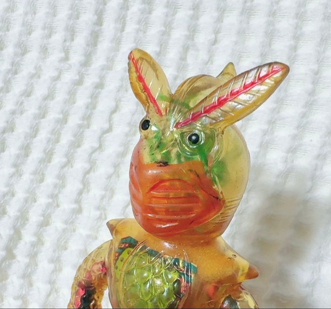 改造人間 変身忍者嵐 クリア 透明 ソフビ