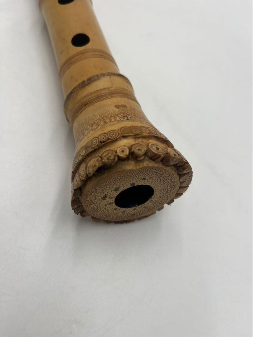 尺八　琴古流　不明　銘入り　和楽器
