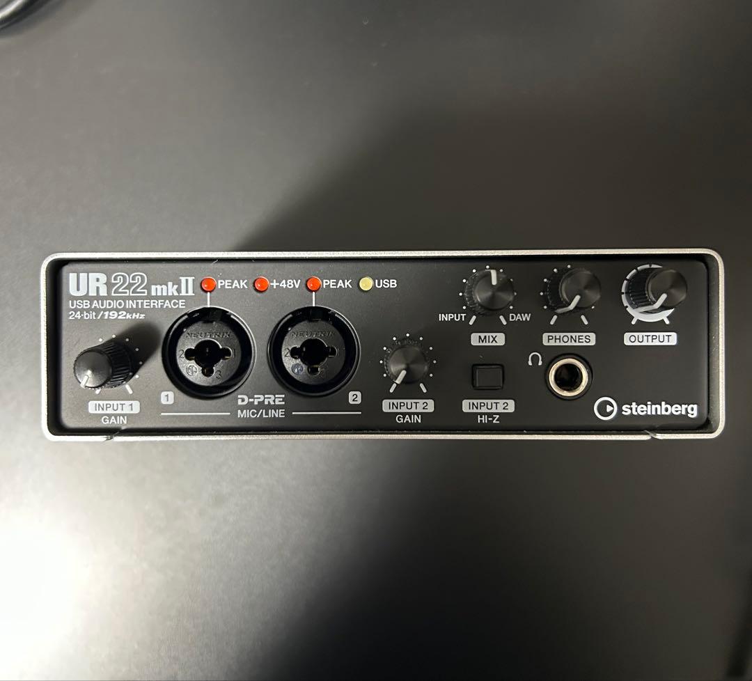 Steinberg UR 22 mkII USBオーディオインターフェイス