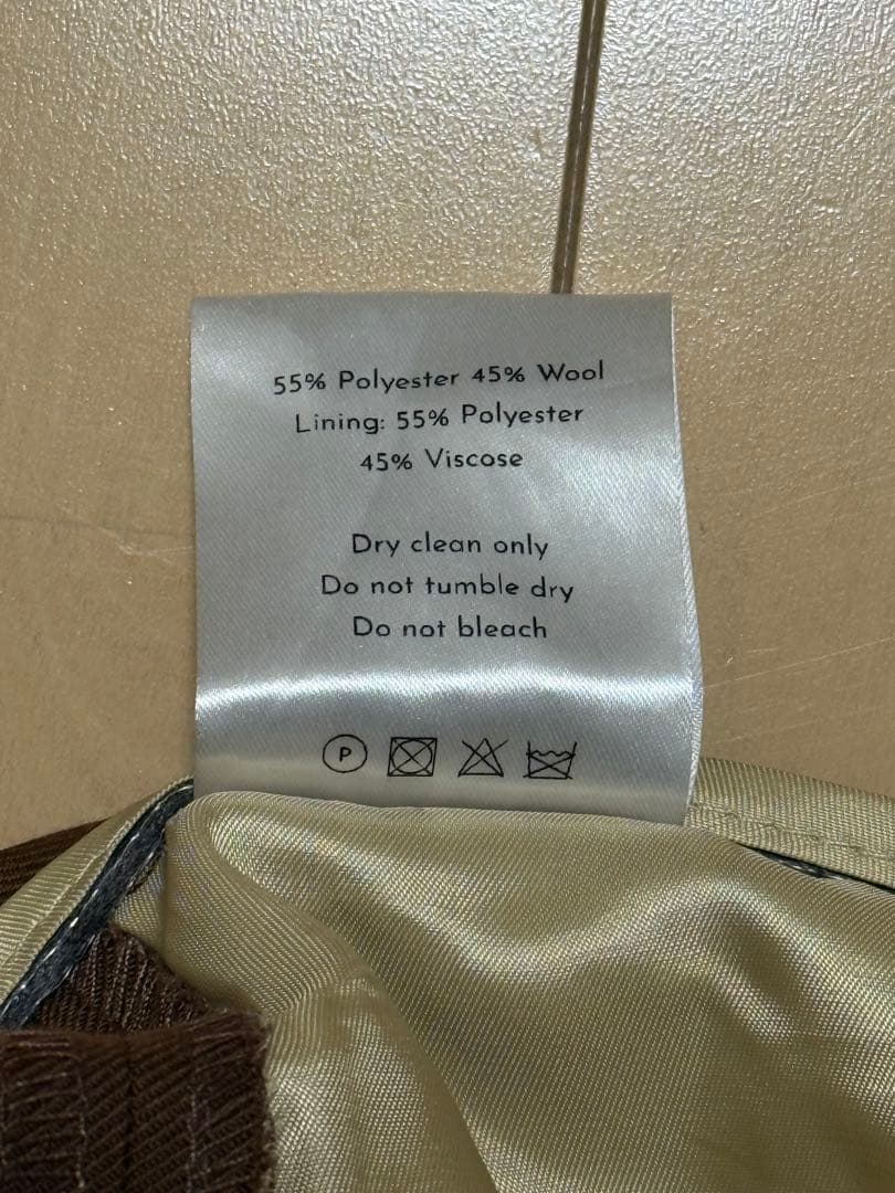 Séfr Mike Suit トラウザー ブラウン