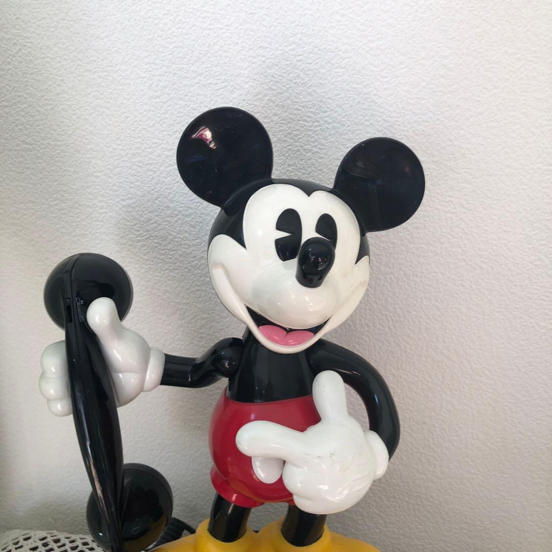 ミッキーマウス電話機　アンティーク